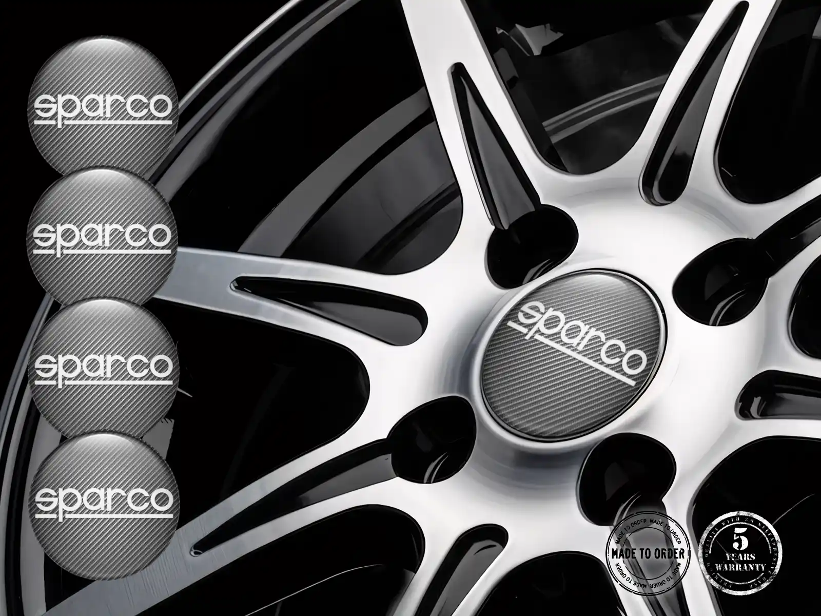 Sparco Calcomanías de Rueda Custom Vector Pulso Temporal